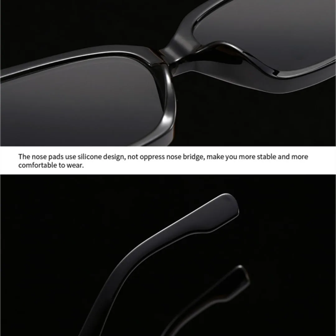 

Солнцезащитные очки Polygon для женщин и мужчин, ретро, ​​конфетные цвета, прозрачный градиент, защита от УФ-излучения UV400, заклепки UATXTAU, Beige Gray