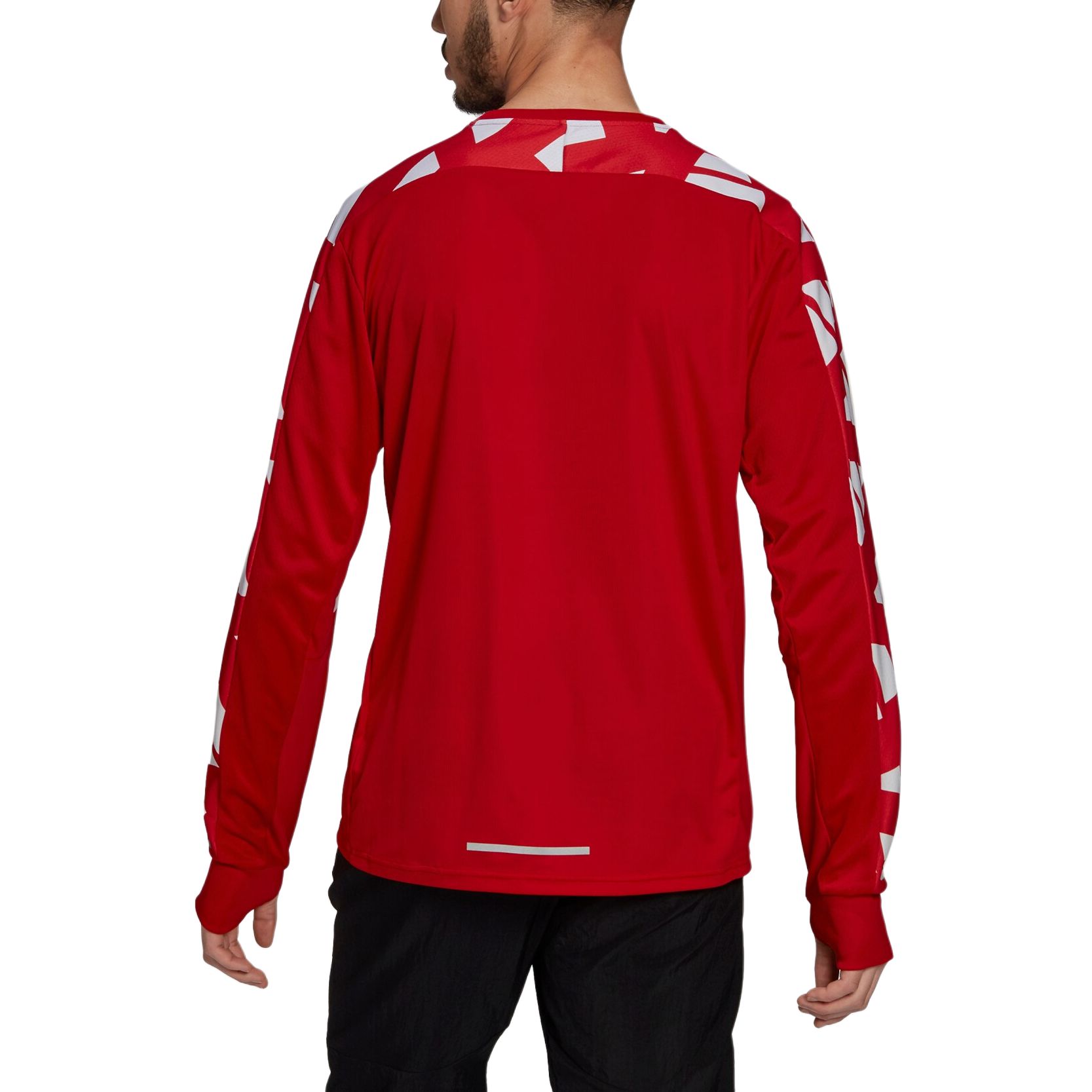 Adidas Футболка мужская SWEATAEROREADY Light Scarlet/White — фото 4