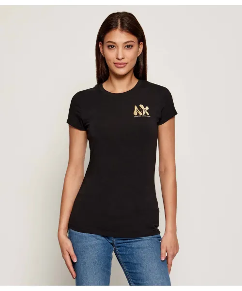 

Футболка Slim fit Armani Exchange, черный