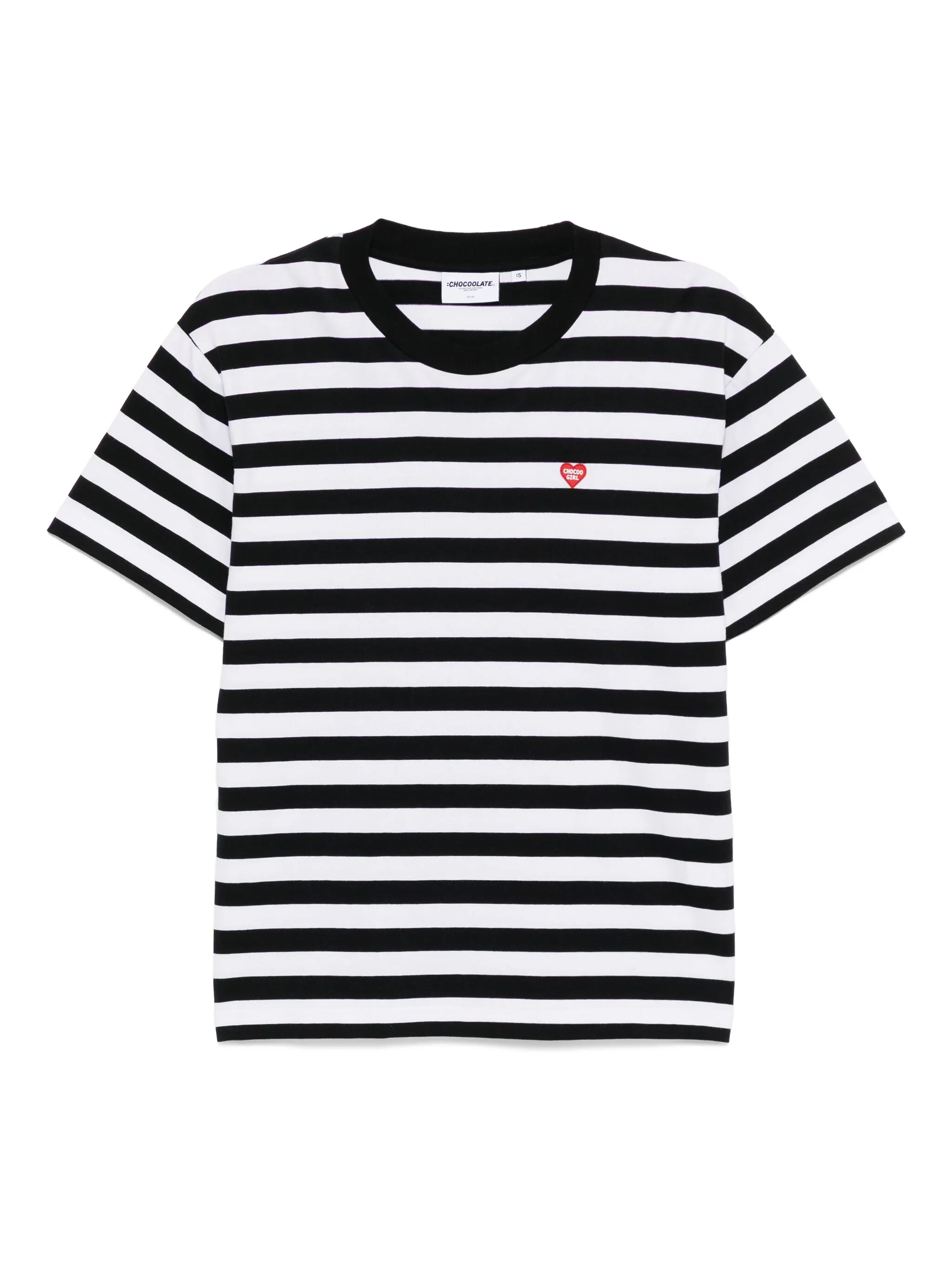 

Футболка в полоску Chocoolate, черный