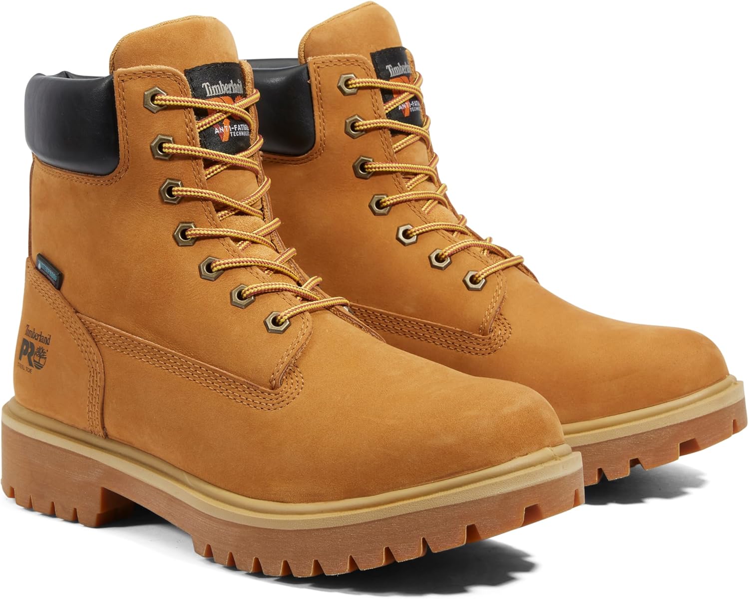 Мужские ботинки Timberland PRO Direct Attach 6 дюймов со стальным защитным носком, утепленные, водонепроницаемые, Wheat-2024 New — фото 2