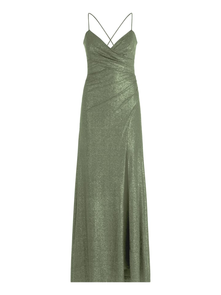 

Vera Mont Вечернее платье с блестками, зелено-зеленого цвета