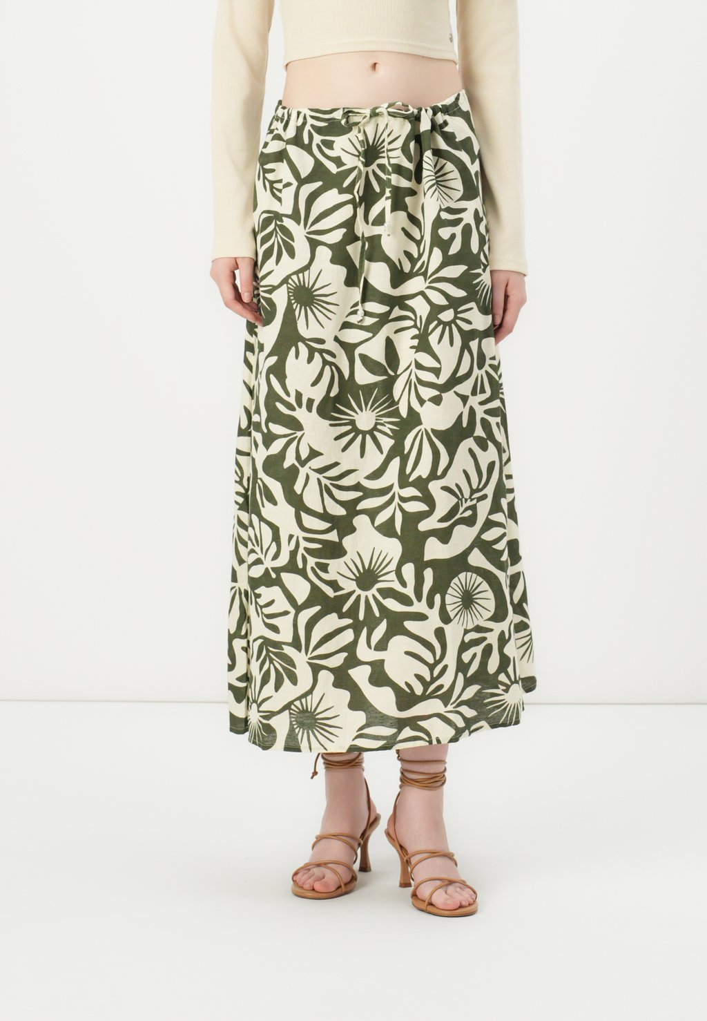 

Юбка макси ONLJAKIRI LONG SKIRT ONLY, хаки