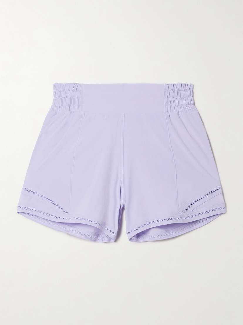 

Горячие шорты Swift с высокой талией - 4 дюйма Lululemon, лавандовый