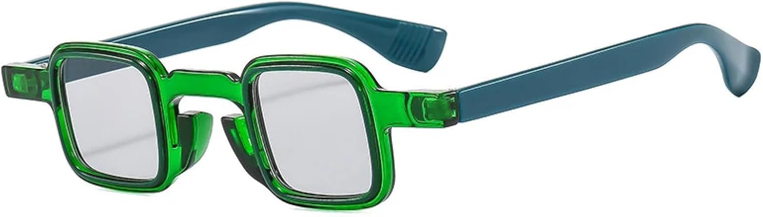 

Солнцезащитные очки с защитой от УФ-излучения UV400 для женщин и мужчин | Маленькие прозрачные линзы с градиентом | для занятий спортом на открытом воздухе DSVIGF, Green Light Gray