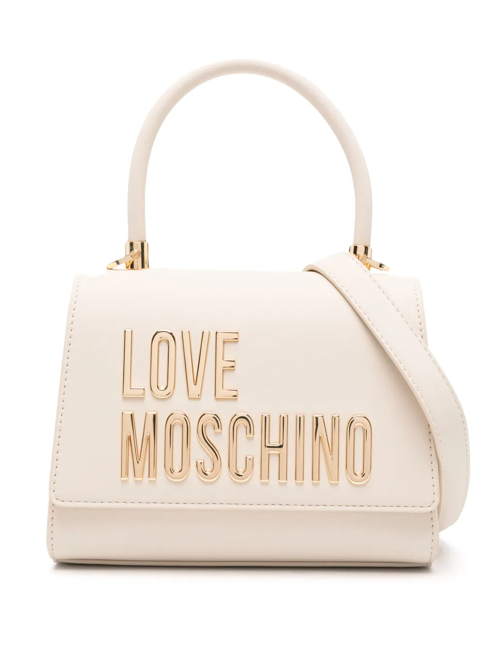 

Сумка-тоут с логотипом Love Moschino, нейтральный