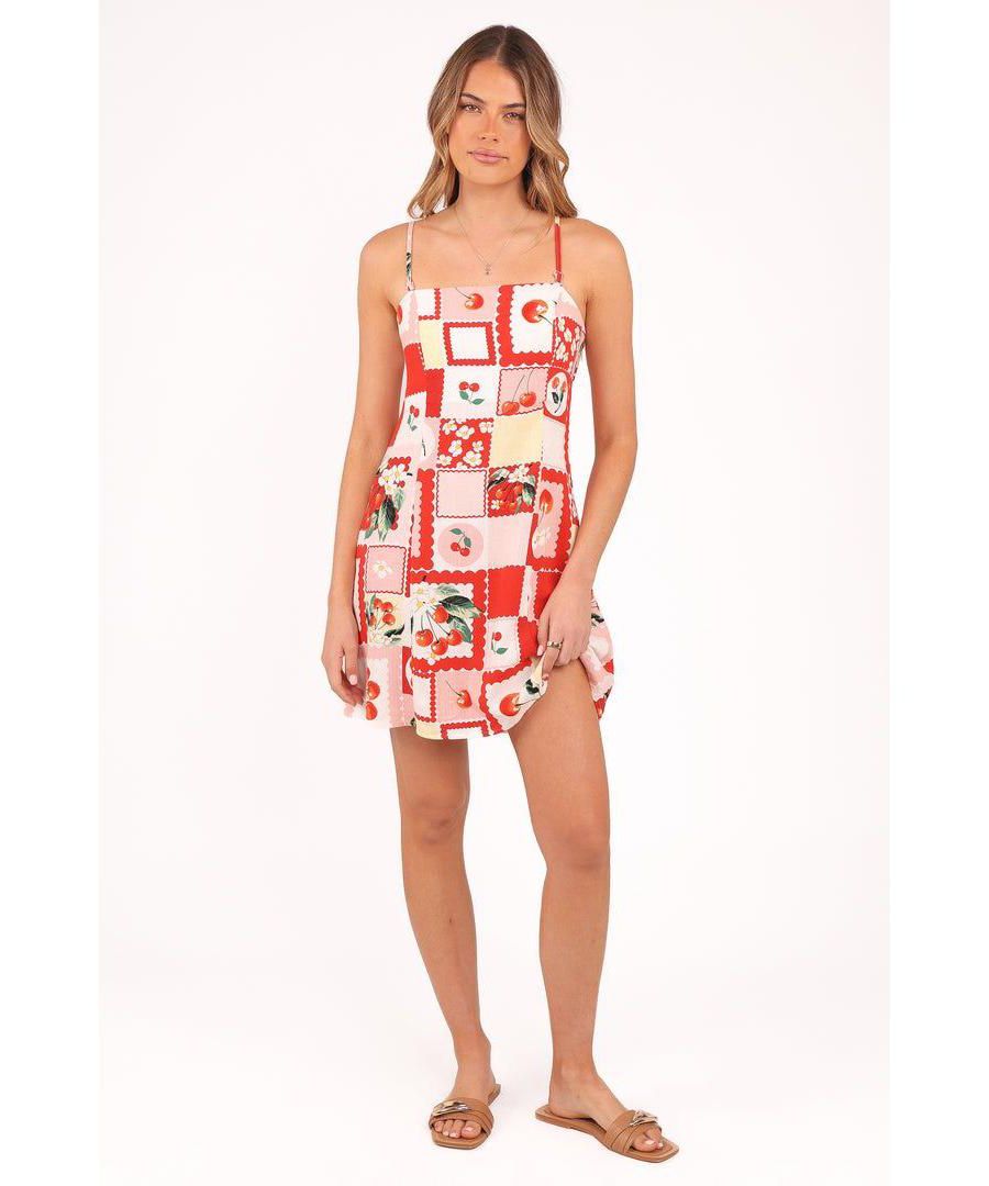 

Женское мини-платье Loredana - вишневого цвета Petal and Pup, Cherry