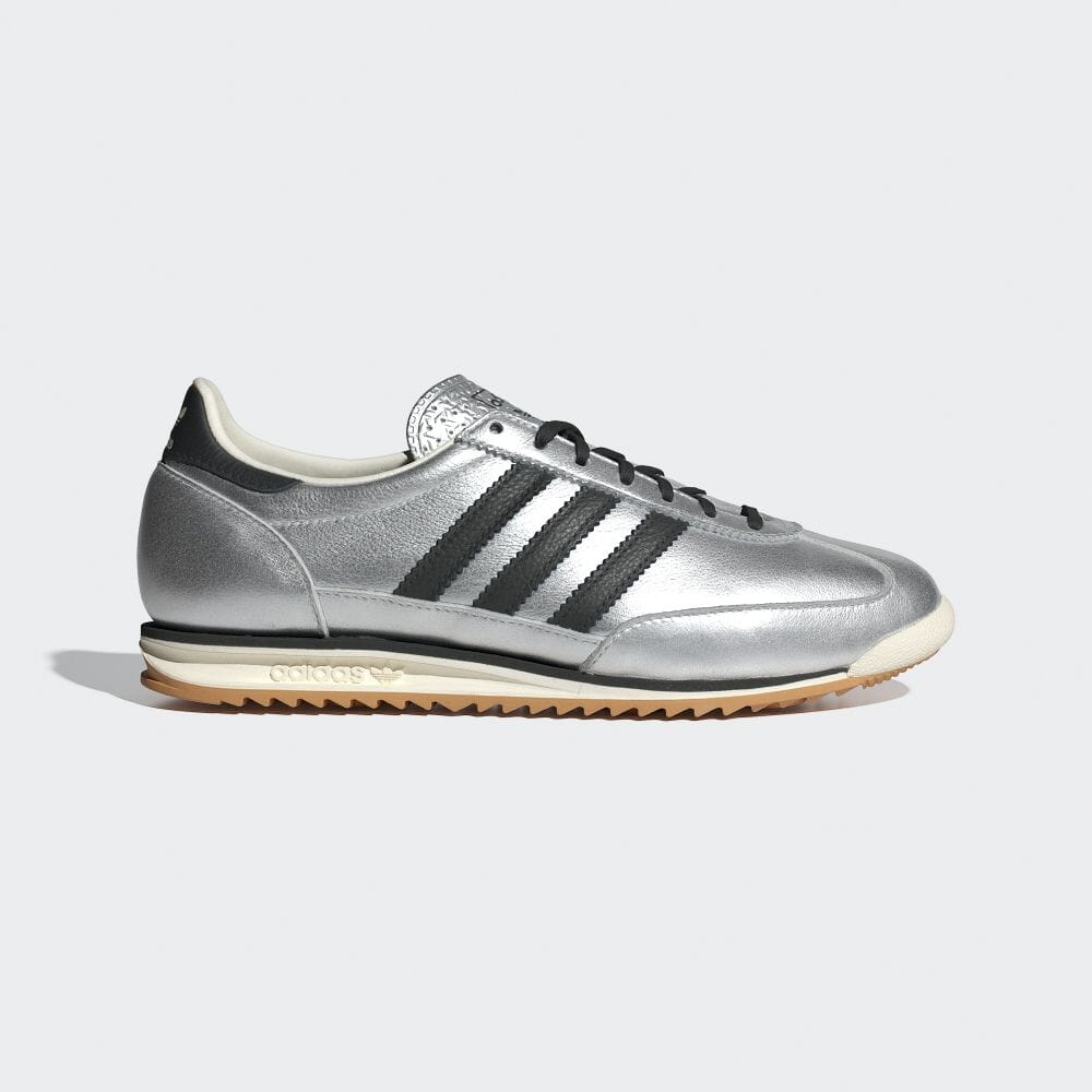 

Кроссовки Adidas SL 72 OG, цвет Silver Metallic/Black/Off White