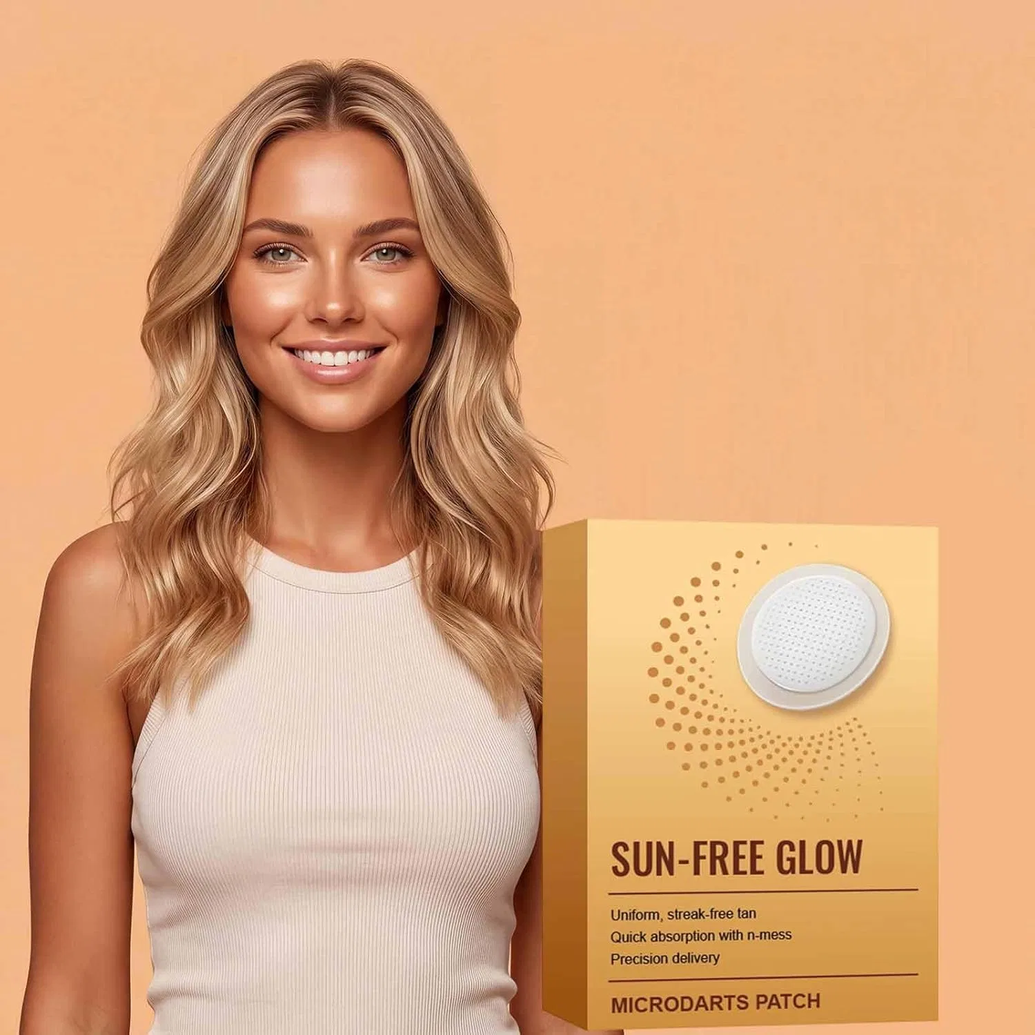 Патчи для автозагара Sun Free Glow с микроиглами Generic, 1Pc — фото 3