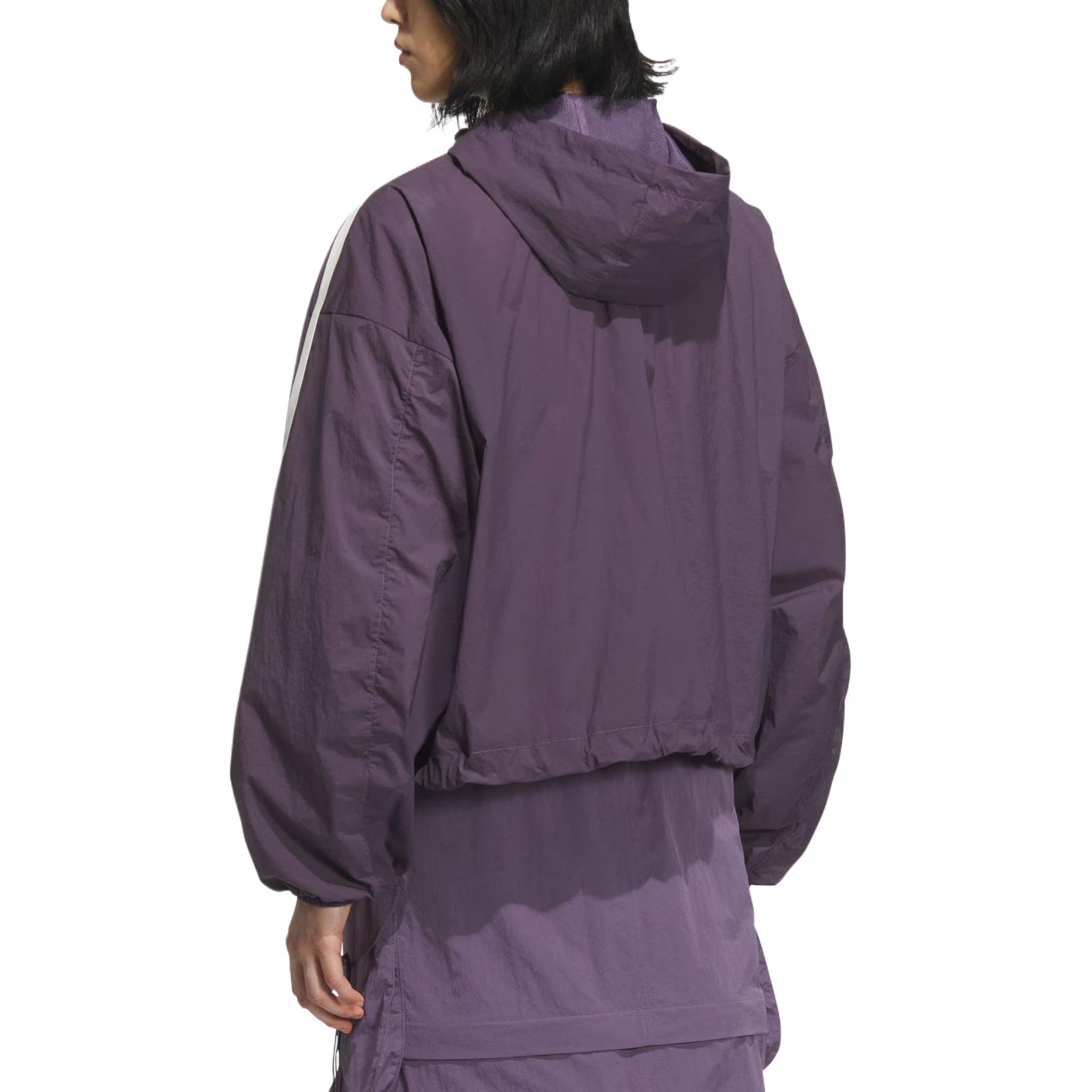 Adidas Originals Ветровка женская темно-фиолетовая, Dark Violet — фото 4