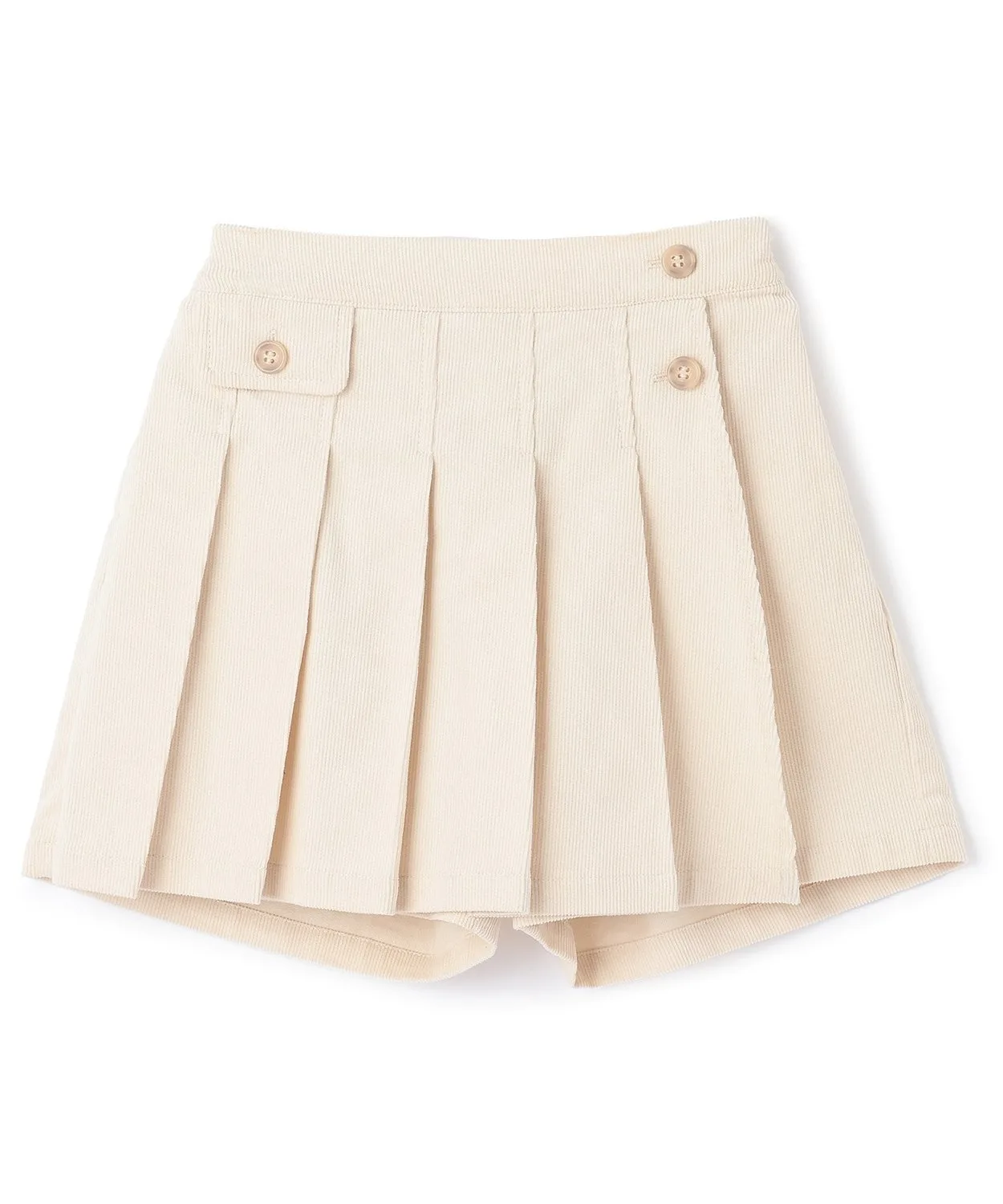 Тонкие брюки из вельвета MINIMAL, Ivory