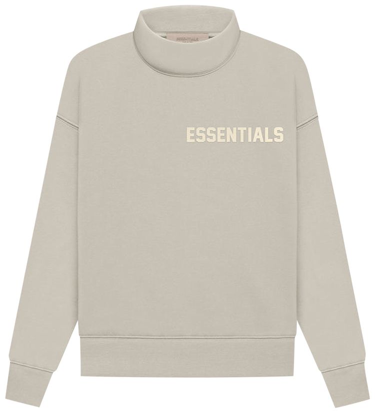 

Лонгслив Fear of God Essentials Long-Sleeve Mockneck 'Smoke', серый