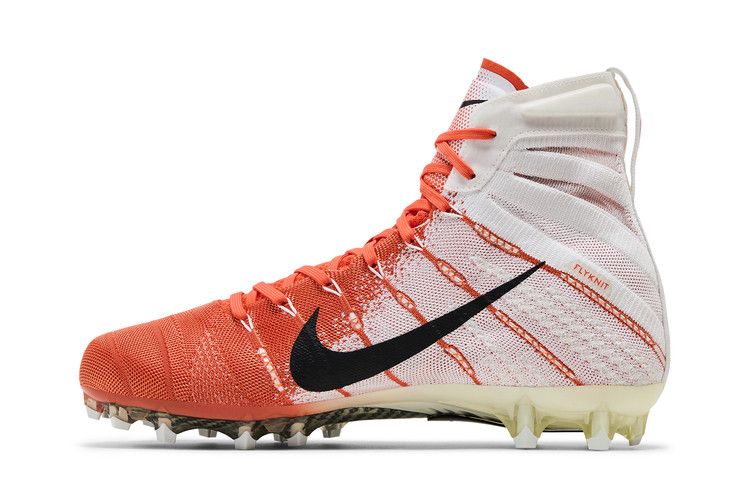 Бутсы Nike Vapor Untouchable 3 Elite Flyknit 'White Crimson', оранжевый — фото 4