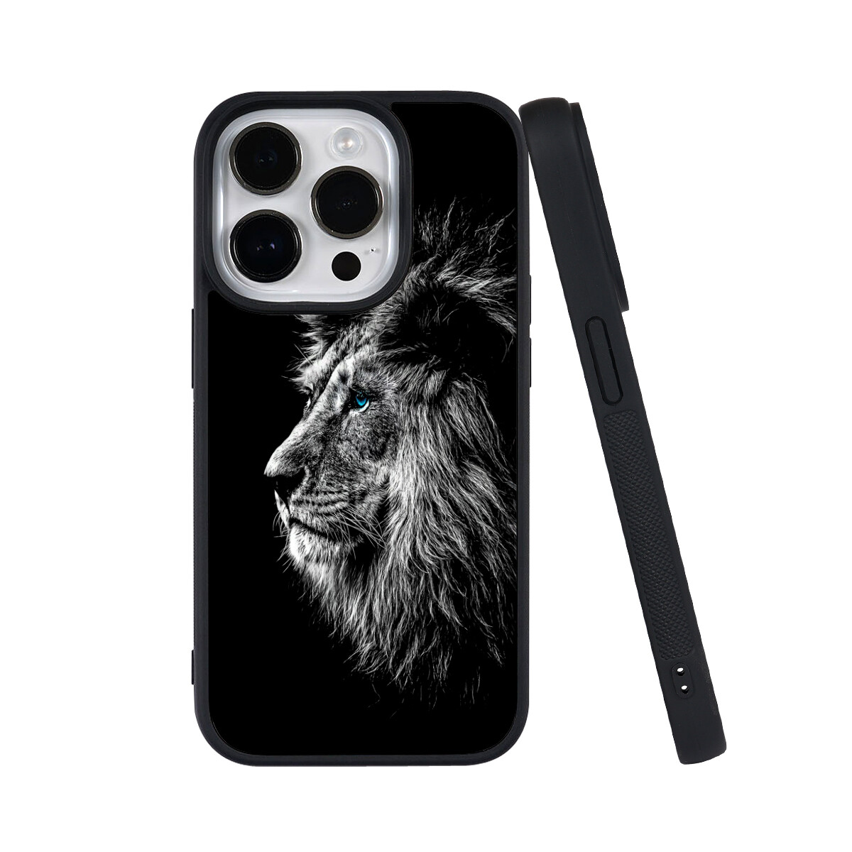 

Чехол для телефона Keshami, Lion on a black background magnetic model
