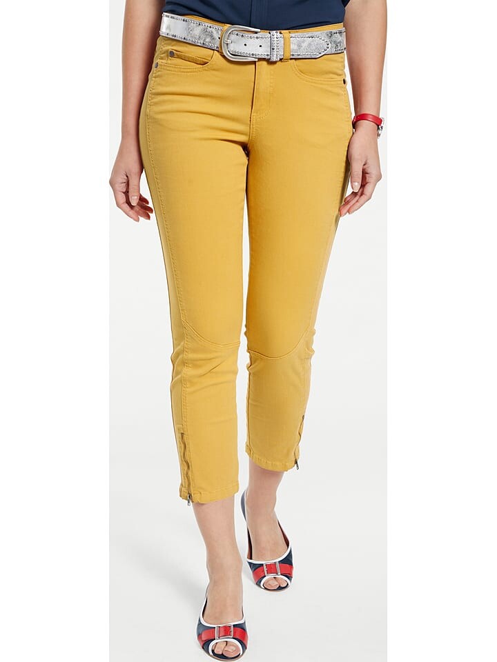 

Брюки-капри Heine Jeans-Caprihose, желтый