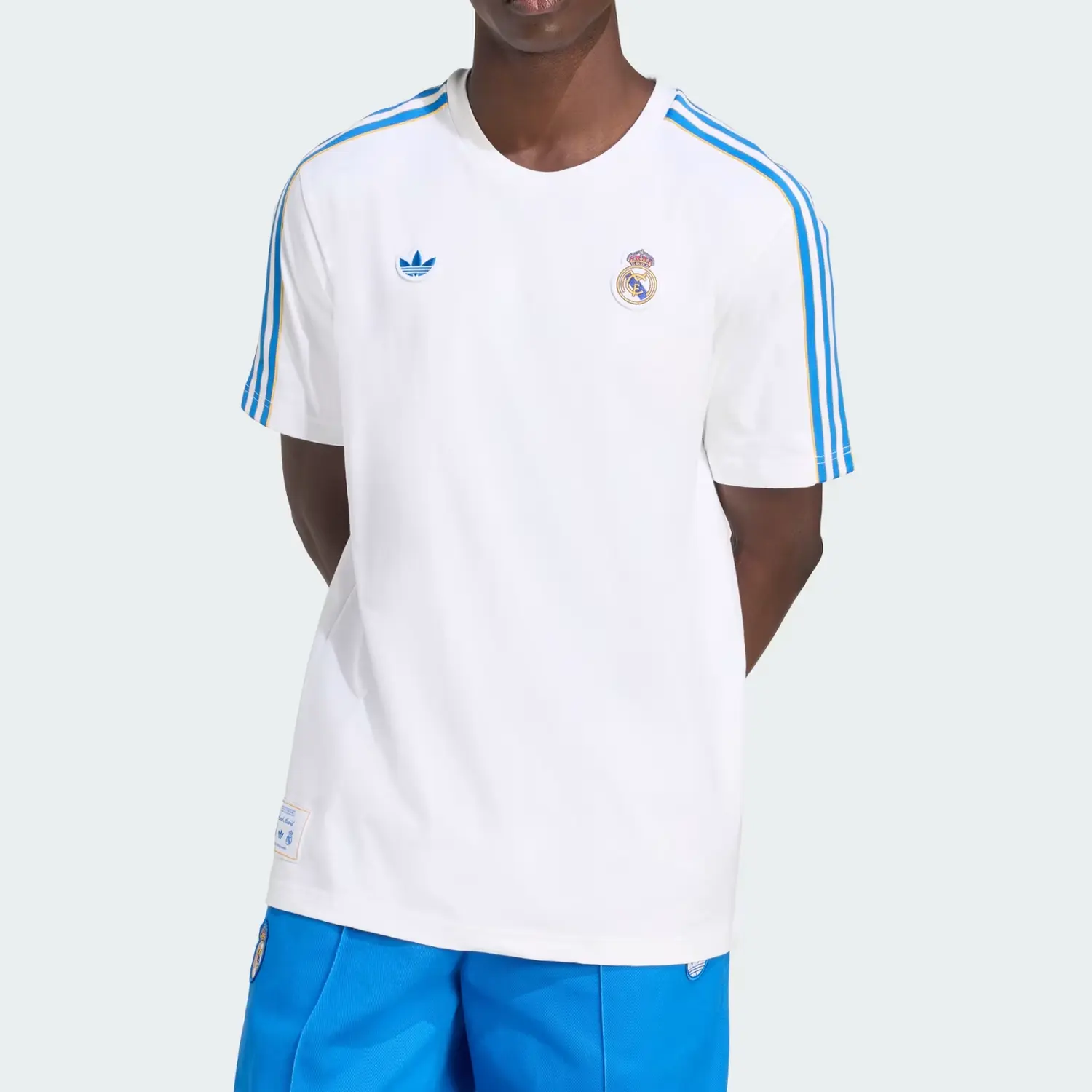 Футболка Adidas X Real Madrid Terrace Icons Adidas Originals, белый/синий — фото 2
