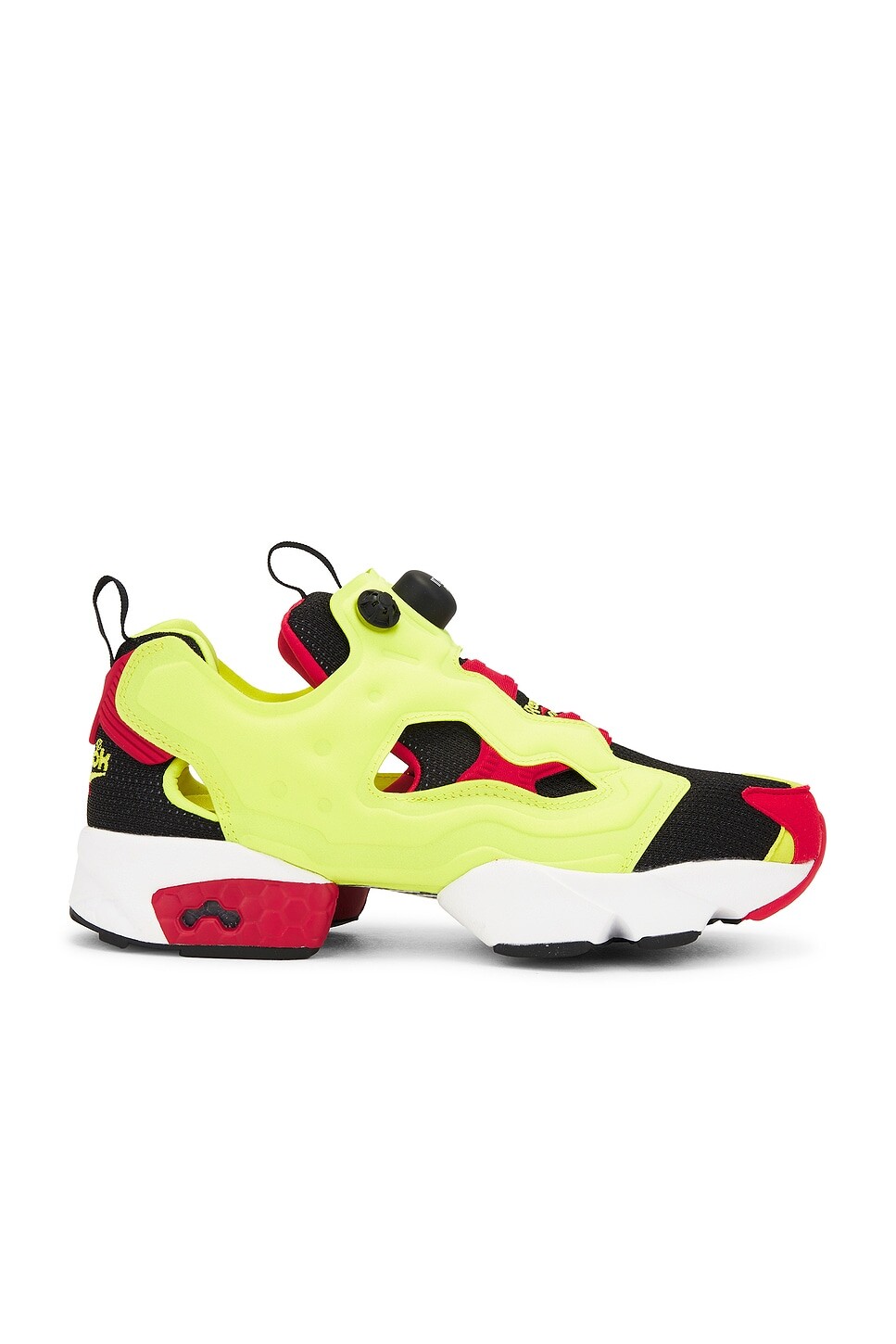 

Кроссовки мужские Istapump Fury 95 Reebok, цвет Hyper Green & Red