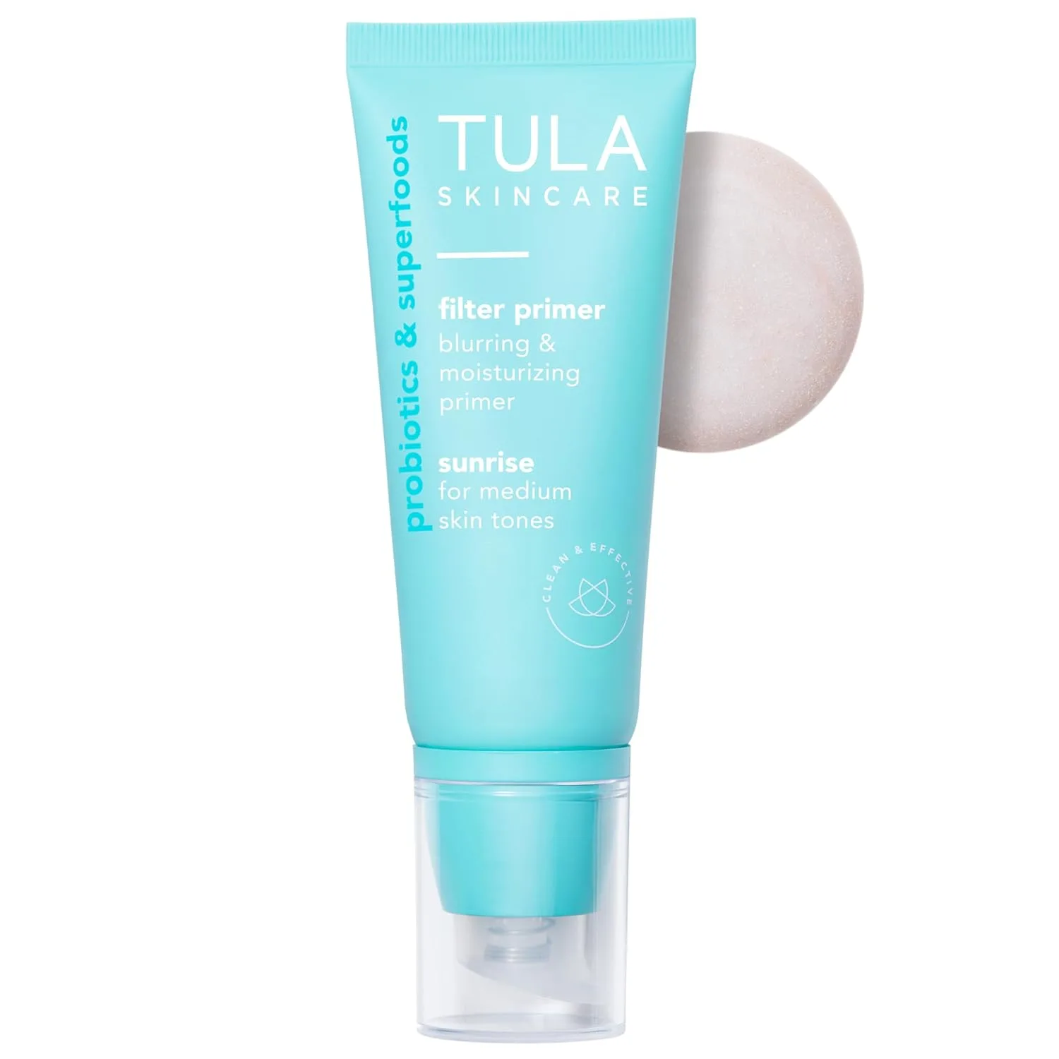 Праймер для лица TULA Skin Care Face Filter, выравнивающий тон кожи и уменьшающий покраснения, увлажняет и улучшает стойкость макияжа. 59,7 мл (1 шт.), Sunrise - Medium