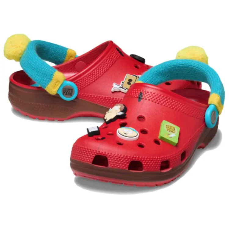 Классические клоги Eric Cartman Unisex Crocs, красный — фото 4