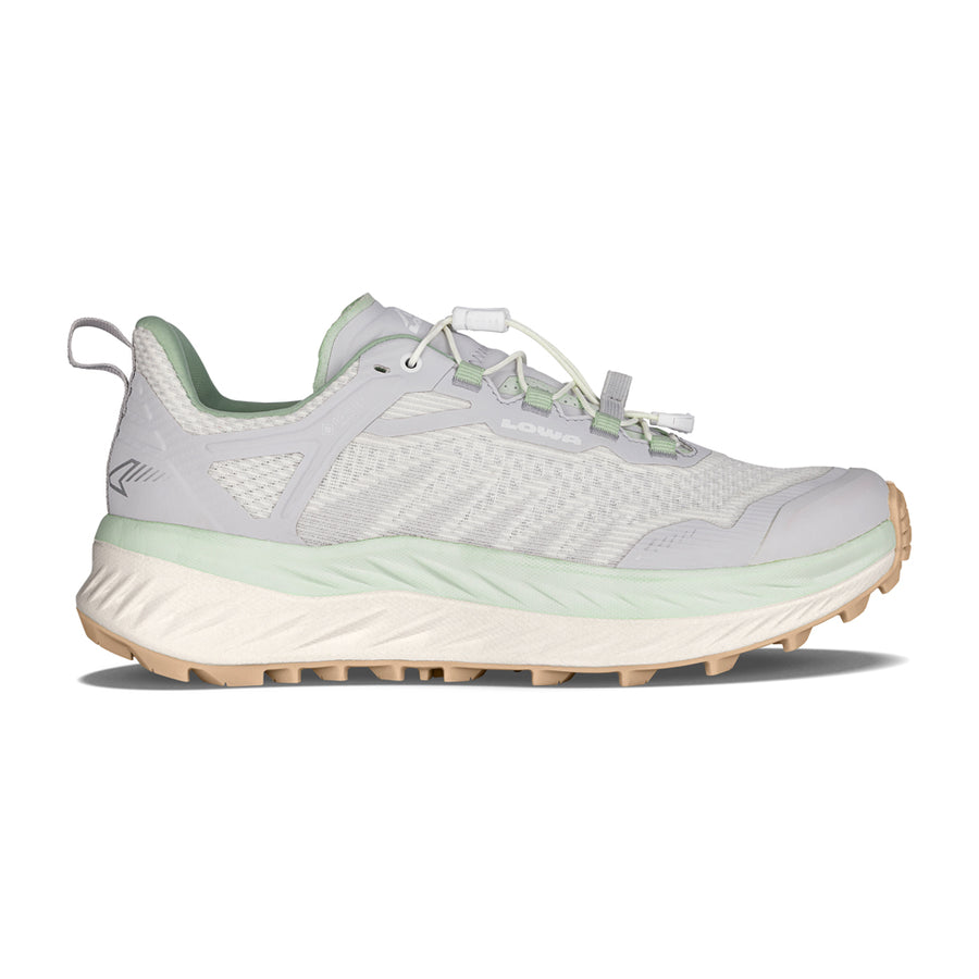 

Женские треккинговые ботинки LOWA FORTUX GTX WS, цвет Milky Green/White