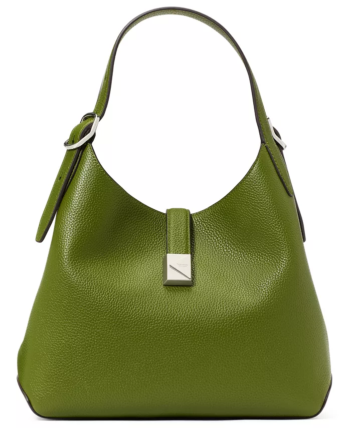 

Сумка-тоут Deco из гладкой кожи с текстурой гальки kate spade new york, зеленый