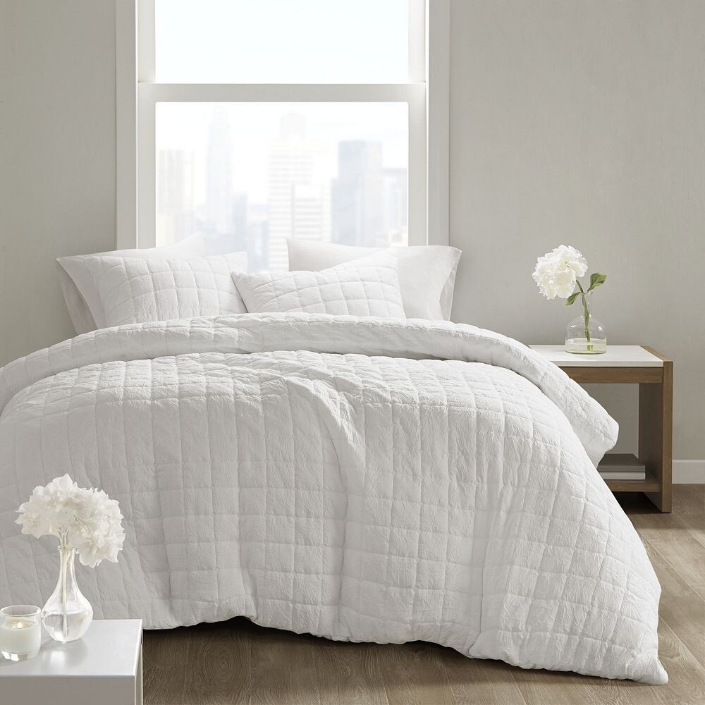 

Комплект большого одеяла N Natori Cocoon Quilt Top с накладками, белый
