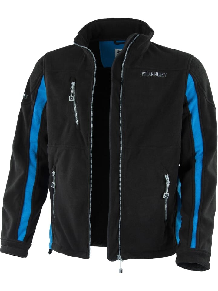 

Флисовая куртка Polar Husky, цвет schwarz/blau