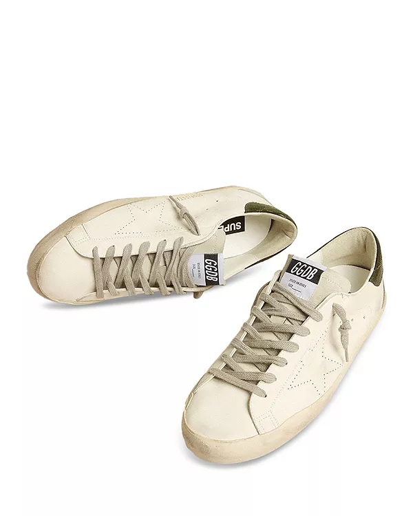 Мужские низкие кроссовки Super Star Golden Goose, белый — фото 2