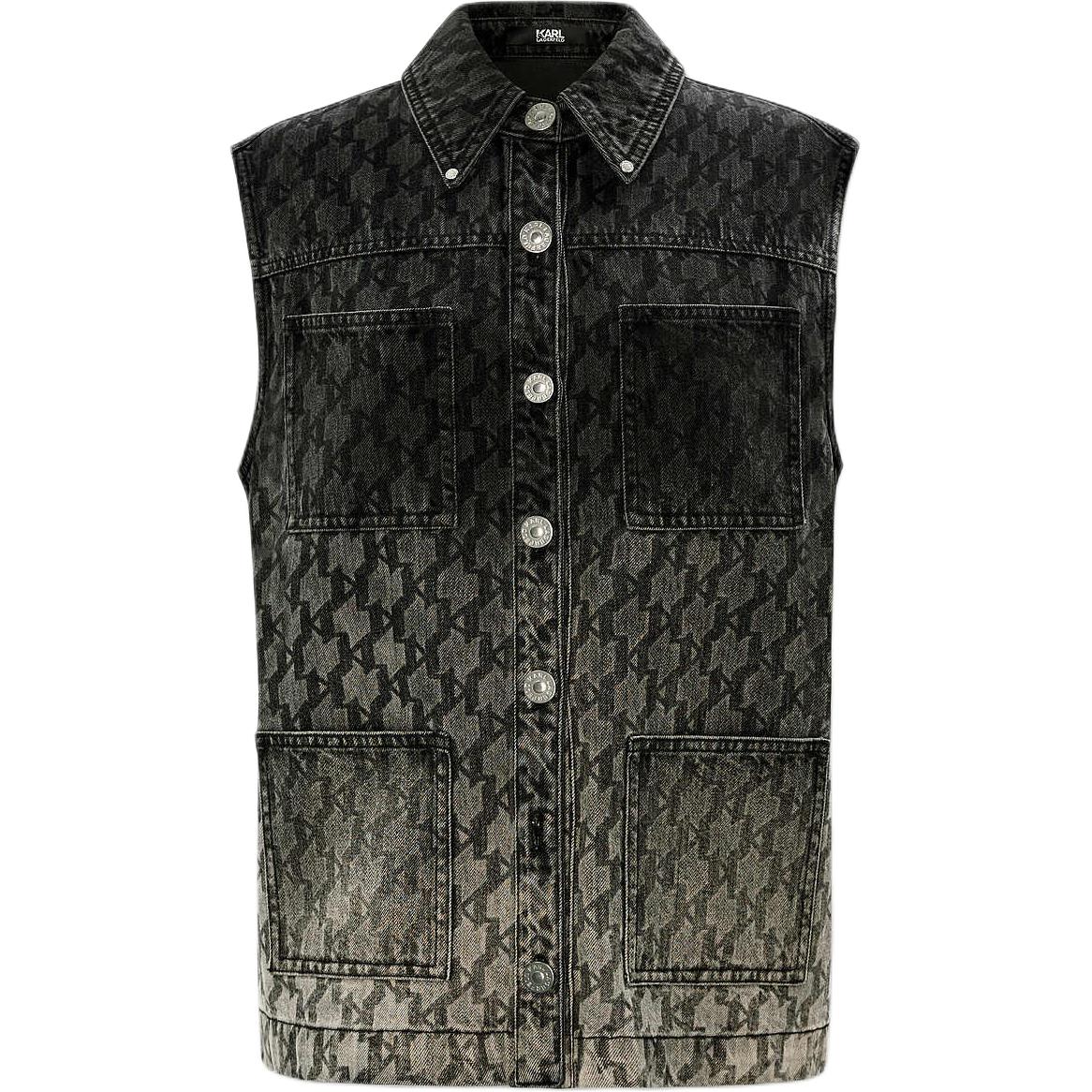 

KARL LAGERFELD / Karl Lagerfeld Jeans Женский черный жилет, Black