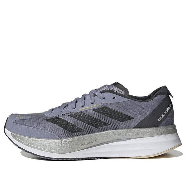 

Кроссовки adizero boston 11 shoes 'silver violet black' Adidas, серебряный