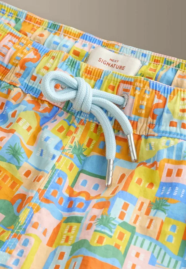 Плавки Regular fit, бренд Next, модель signature liberty print swim shorts, цвет мультихаус — фото 3