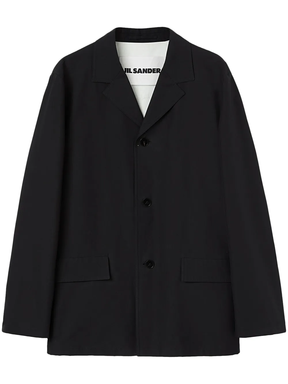 

Деконструированная куртка-рубашка JIL SANDER, черный