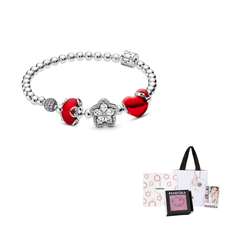 

Pandora Серебряный браслет 925 пробы для женщин Silver