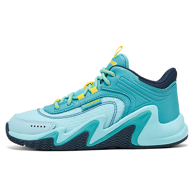 

Skechers Kids Детские баскетбольные кроссовки low top с антиударной амортизацией и устойчивостью к истиранию light blue для подростков