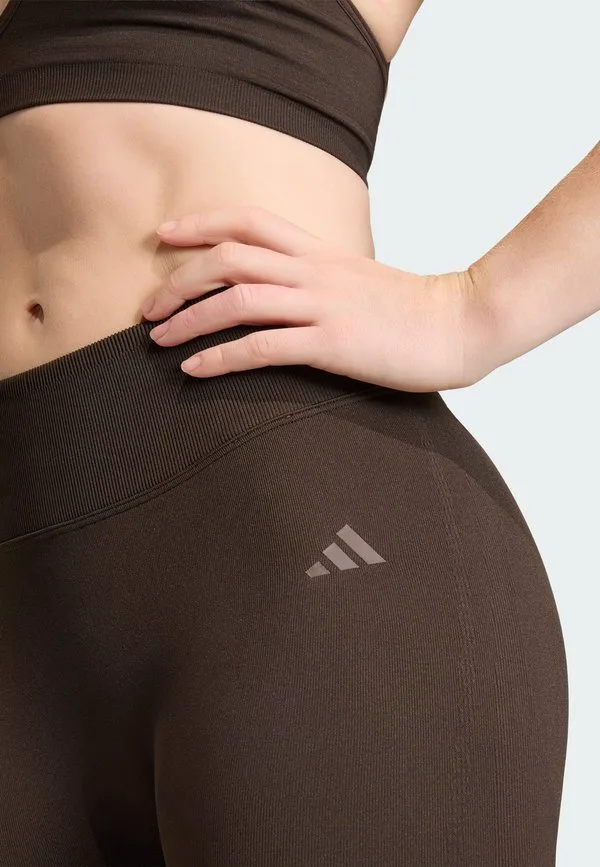 Мы сминаем леггинсы 1/1 л Adidas Performance, Aurora Coffee — фото 3