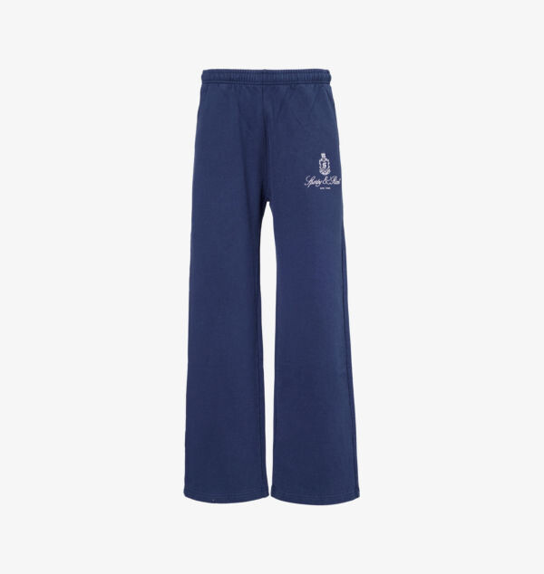 

Спортивные брюки из хлопкового джерси с вышитым логотипом Ivy Sporty & Rich, синий