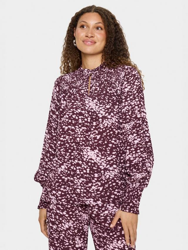 

Топ Malika с абстрактным анималистичным принтом Saint Tropez, Fudge