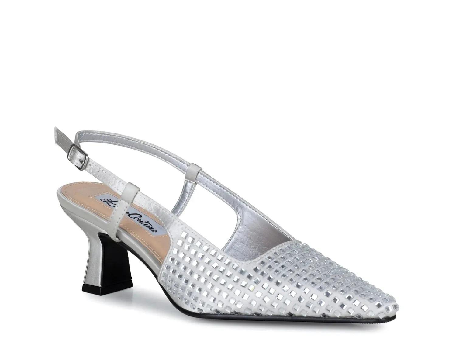 Туфли-лодочки Lady Couture Shana, серебристый металлик, атлас