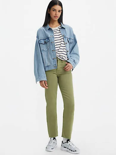 

Женские джинсы прямого кроя Wedgie Levi's, зеленый