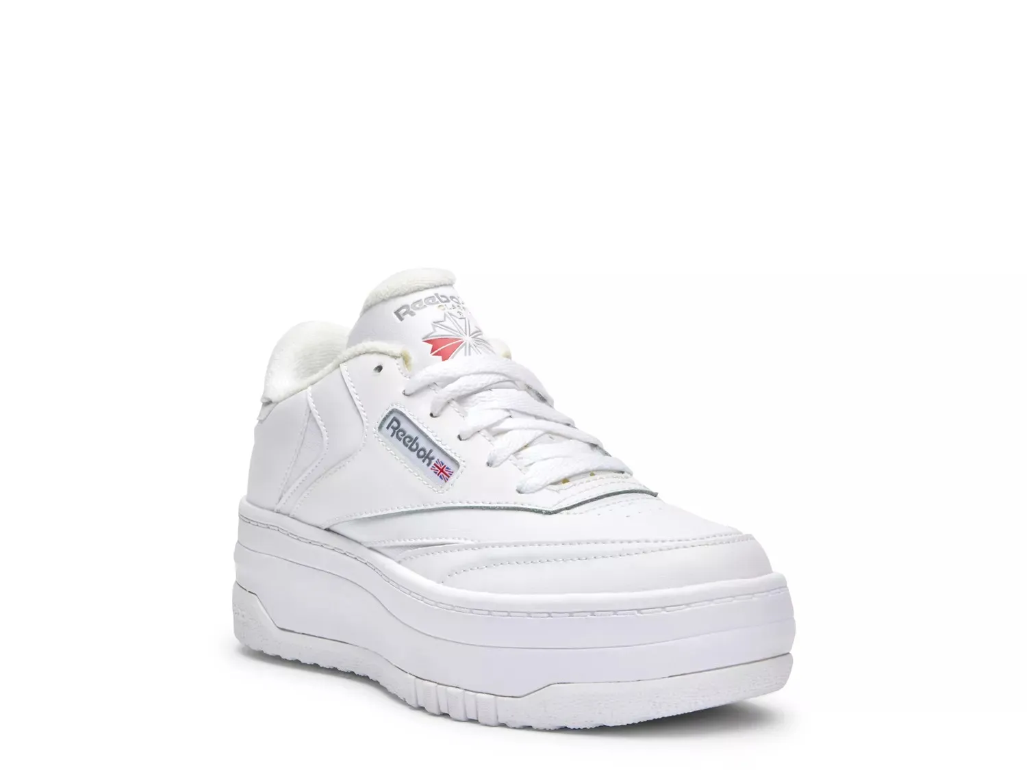 

Кроссовки Reebok Club C Extra — детские, белые