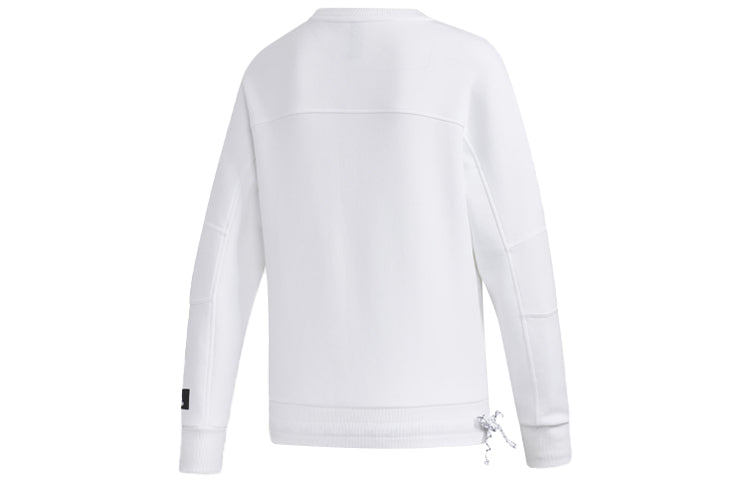 Худи (WMNS) adidas Str Sweat Loose Athleisure Casual Sports Round Neck Pullover Knit White Hoodie — фото 2