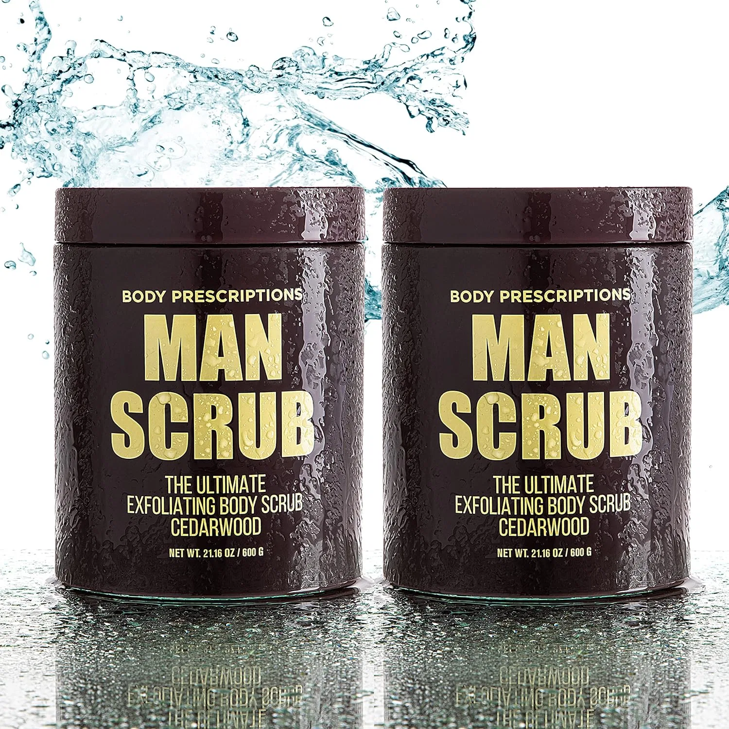 Скраб для тела Body Prescriptions Ultimate Exfoliating Body Scrub, 2 шт. по 21 унции, Cedar Wood — фото 2