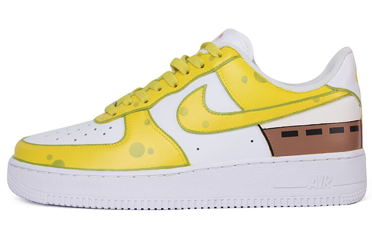 

Кроссовки для скейтбординга Air Force 1 женские, низкие, желтые Nike, Желтый, Кроссовки для скейтбординга Air Force 1 женские, низкие, желтые Nike