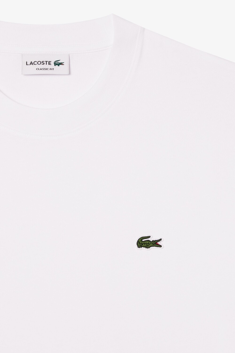 Футболка свободного кроя из джерси Lacoste, белый — фото 4