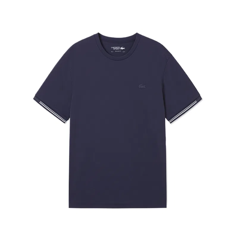 Футболка мужская Lacoste, прямой крой, темно-синий