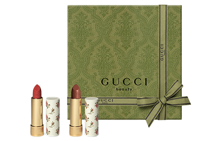 Подарочный набор Beloved Elegance из двух помад: легко растушевывается и выравнивает тон кожи GUCCI, silk hydrating #502+silk hydrating #203 — фото 4