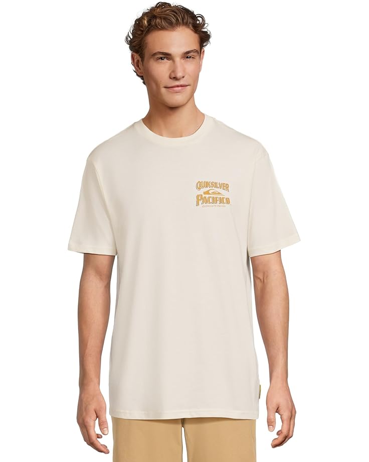 

Футболка Quiksilver Pacifico Signage Short Sleeve Screen Tee, цвет Tofu