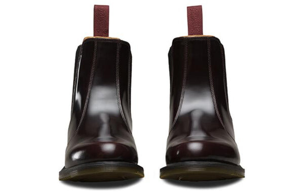 Кроссовки dr.martens flora smooth leather chelsea boots 'cherry red' Dr. Martens, красный — фото 3