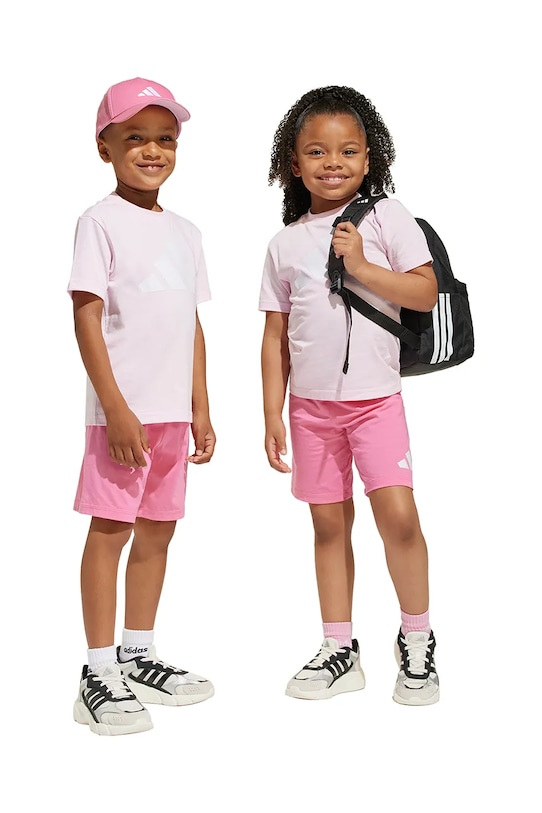 

Детский хлопковый комплект Adidas, фиолетовый