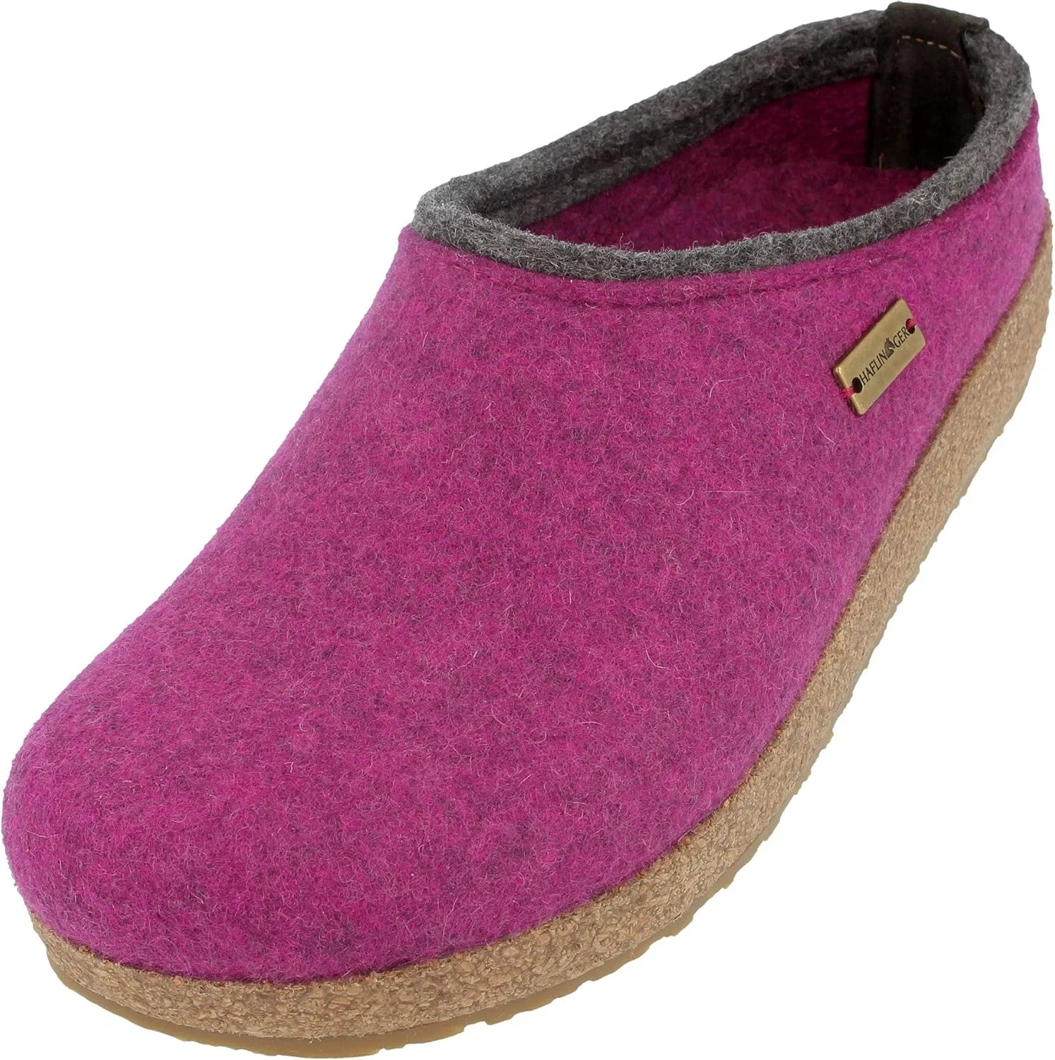 Унисекс тапочки Haflinger Kris Grizzly для взрослых, Mulberry